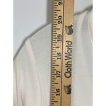 Gianni Bini Women's Open Back Faux Wrap Tiered Ball Sleeve Blouse White Size XL Photo 8