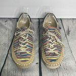 Sam Edelman  Kavi Stripes Canvas colorful sneaker size 8.5 Photo 2