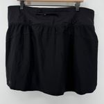 Athleta Run With It Skort 16" High Rise Black Women 2X Built-In Shorts Pockets Photo 3