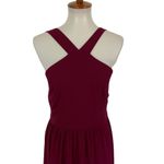 Lulus  Large Maroon Bridesmaid Maxi Dress Formal Evening Gown Photo 1