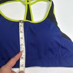 Athleta Blue and Green Push The Limit Sports Bra W1274 Sz XL Photo 7