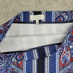 Talbots Womens Skirts 12 Green Blue Paisley Pencil Straight Stretch Lot of 2 Photo 12