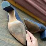 Banana Republic ☀️  navy Madison 12-Hour Block-Heel Pump Photo 9