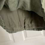 Ellen Tracy Company  skort womens Large Green 100% linen mini beach spring summer Photo 1