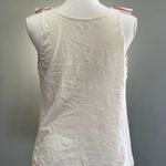 Loft CLEARANCE! Striped Outlet Mixed Media Blouse Size M Like New Photo 1