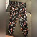 Torrid  Black Floral Jogger Pants Photo 2