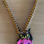 Betsey Johnson NWT  Pink Pumpkin Necklace Photo 3