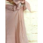 Forever 21 Womens Y2K VTG Pink Pleated Mini Skirt Waist Tie Belt Cotton Size M Photo 9