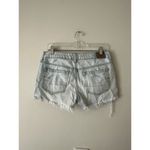American Eagle  Light Wash Distressed Shortie Shorts Light Blue Size 4 Photo 2