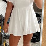 Princess Polly White Ruffle Romper Photo 2