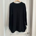 Nicole Alexander Black Cotton Knit Long Sleeve Tunic Size S/M Size M Photo 1