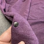 Z By Zella  Cropped Hoodie M Purple Sweatshirt‎ Pullover Loose Fit Boxy Blank Photo 5