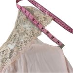 Vintage Lucie Ann Beverly Hills Pink Lace Trim Nightgown Long Sleep Dress Large Photo 4