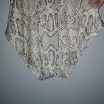 Carmen Marc Valvo 10 Snake Zip Sides One Piece Swim Suit in White Photo 7