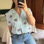 Maeve Button Down Blouse Photo 0