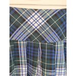 Aerie Women's Size Small Plaid Schoolgirl Mini Skirt Blue Pleated Zip Up bin 9 Photo 4