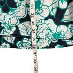 Lands End Tunic Dress Womens L Green Floral Split Kawaii Beach Swim Cover Up Size L Photo 6