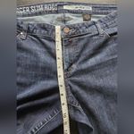 DKNY Jeans Mercer Slim Boot Cut Mid Rise 5 Pocket Size Dark Blue 16x32 Photo 4