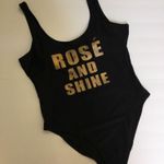 California Waves  Black/Gold Rosé And Shine One Piece Swimsuit Sz XL Photo 7