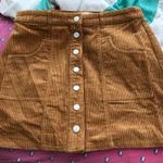 Peach Love rust ribbed boutique skirt Photo 0