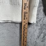 INC  International Concepts Sweater White  Knit Womens Large Textured Sleeve Photo 7