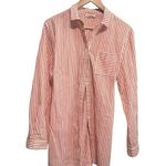 For Love & Lemons  Orange Stripe Button Front Shirt in Excellent  Condition Photo 1
