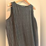 ZARA  Plisse Maxi Sleeveless Black Dress Sz M Photo 3