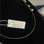Cote D'argent Crystal Cubic Zirconia Celestial Moon Star Gold plated necklace Photo 3
