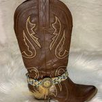 Handmade Removable Women’s Boot Bands/Cuffs Tan Photo 0