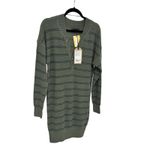 prAna NWT Milani Henley Sweater Dress Green Photo 1