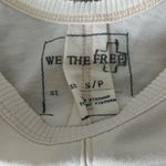 Free People NWOT  We The Free Pleated Drifter Peplum Tee top low back s Photo 4