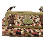Fossil Vintage Crossbody Shoulder Bag Floral Handbag Purse Key Leather Flaking Photo 0