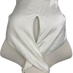 NWT Lulus Beyond Classy White Satin Halter Midi Dress M Backless Party Cocktail Size M Photo 5