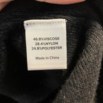 Evereve Women's Black Knit Hoodie Sweater Dress Size L Loungewear Casual Photo 8