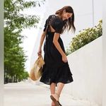 Free People  Frances Tie Back Midi Dress Photo 1