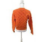 Stitches + Stripes Orange Cable Knit Sweater, Small (NWT) Photo 2