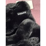 Apparis Coco Faux Fur Mittens in Noir One Size New Womens Gloves Black Photo 8