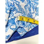 Lilly Pulitzer  Sammi Romper Dress Aqua Lounge Engineered Resort‎ White Blue 4 Photo 10