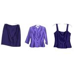 Vintage Dawn Joy 3‎ Piece Skirt Set Purple Size undefined Photo 1