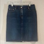 Isaac Mizrahi  cotton denim skirt 8 Photo 0