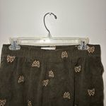 Urban Outfitters Green Corduroy Pants Butterfly Embroidered Stretch Elastic M Photo 7