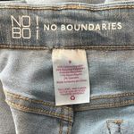 No Boundaries  Blue Cuffed Super High Rise Curvy Mom Denim Shorts Size 9 NWT! Photo 3