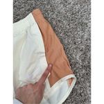 Nike Women's M Dri-fit Tempo Running Shorts Cream Tan Brown Brief Lined Athletic Photo 9