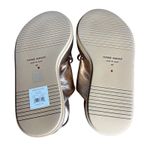 Paloma Barcelo Free People Sima Slingback Sandal Gold Leather Flatform Size 7.5 Photo 9