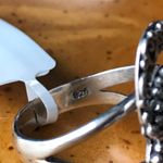 Natural Rainbow Moonstone Sterling Silver Ring Size 6 Photo 4