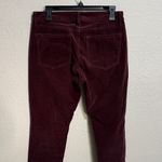 Loft Corduroy Pants Burgundy Slim Fit Women Size 8/29 Photo 5