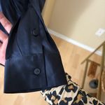 CHRISTOPHER ESBER Navy Blue 100% Silk Satin Triquetra Twist Dress Cutout Sz 10 Blue Photo 6