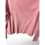 Lucky Brand  pink rib knit‎ top women’s medium Photo 3