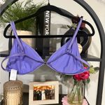 Good American  Purple Swim Bra Adjustable Straps size 5 Photo 2