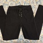 Forever 21 Lace up skinny jeggings Photo 1
